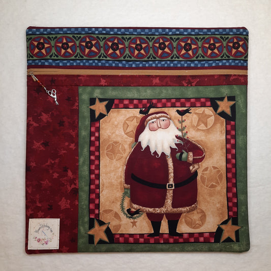 Cross Stitch Project Bag - SET - Santa #3