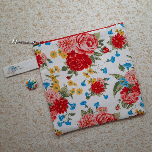 Cross Stitch Project Bag & Needle Minder - Pioneer Woman - Small #2