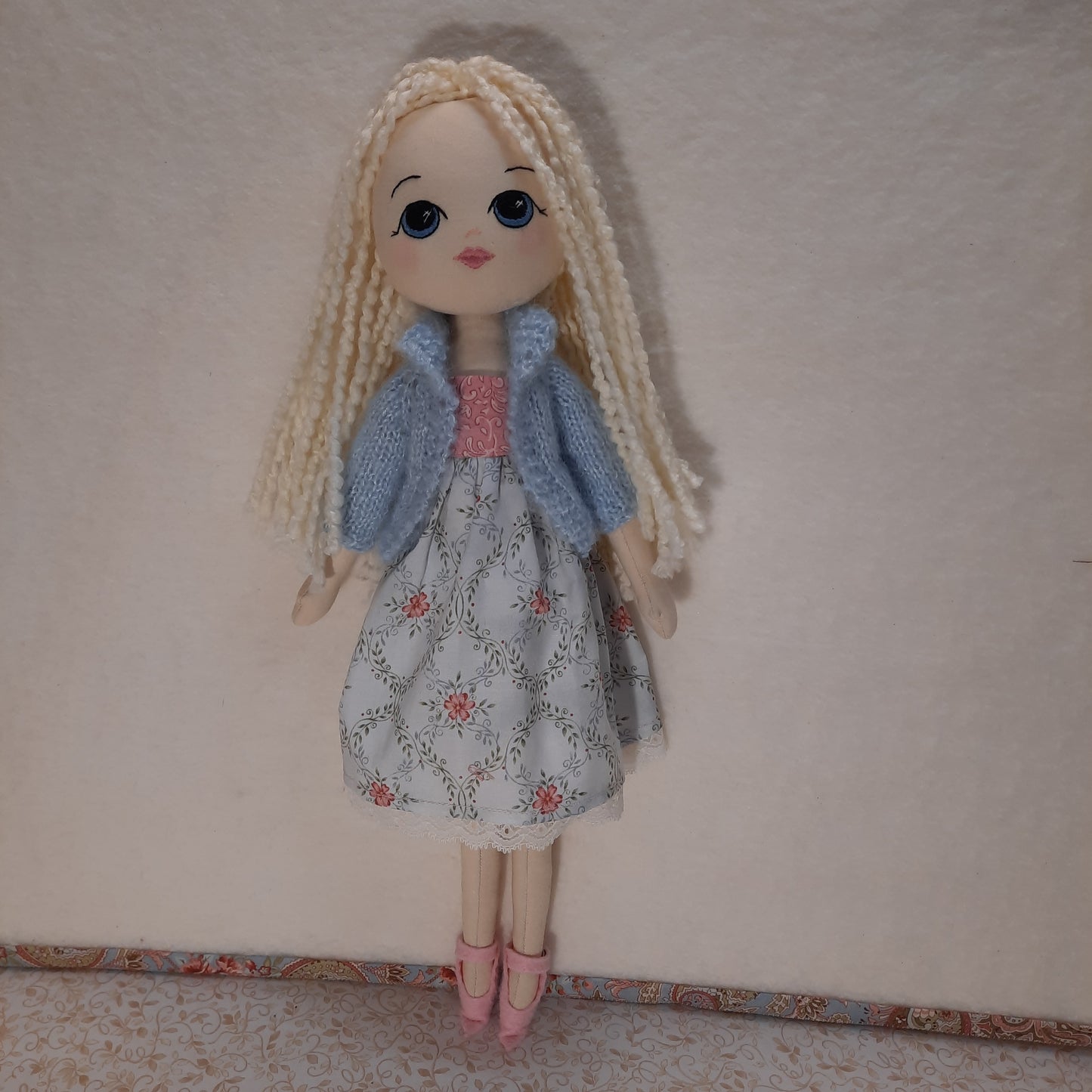 Cloth Dolly - Blonde & Blue Eyes #1