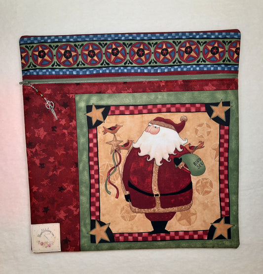 Cross Stitch Project Bag - SET - Santa #1